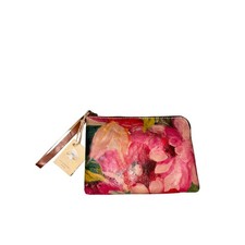 NEW Patricia Nash Floral Leather Clutch Wristlet picture