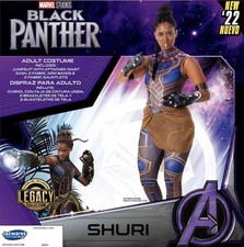 Black Panther SHURI Adult Costume Small (4/6) Jazwares Marvel Halloween Cosplay picture