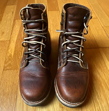 Truman Boots Casual Last Tobacco Snakebite Plain Toe US 7EE picture