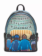 Loungefly Netflix Stranger Things 10th Anniversary Light-Up Mini Backpack. picture