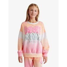 Justice Girls EDF Fleece Crew, Size Medium (10), Standard Fit, Colorful, picture