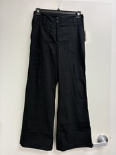 Anthropologie MAEVE The Naomi Black Double Button Stretch Pants Size 29 NWT $130 picture