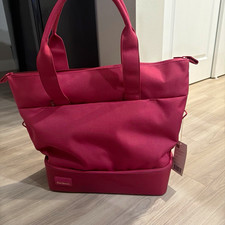 LOWEST PRICE *NEW* BEIS x Rare Beauty Mini Weekender Limitless Pink Nylon Tote picture