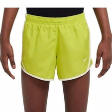 Nike Girls Dri-Fit Tempo Running Shorts Lime Green 848196-308 Kids Size L NWT picture