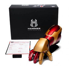 1:1 Wearable Iron Man MK42 Gauntlet Arm Cosplay Armor Voice/Remote Control Gift picture