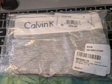 3 Pairs - Calvin Klein Women's Modern Cotton Bikini Underwear Size 8-10 picture