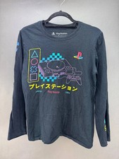 PlayStation 1994 Japan Long Sleeve Shirt Mens Size S Black picture
