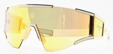 BALMAIN PARIS FLECHE BPS-138B-141 GOLD IVORY AUTHENTIC SUNGLASSES 141-118 picture