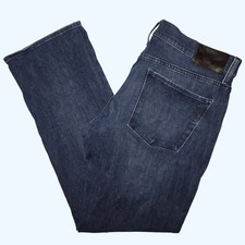 Mott and Bow Straight Leg Jeans Dark Wash Mens 34x32 (Fits 31