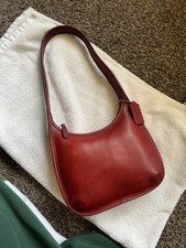 Vintage 1997 Coach Red Mini Ergo Zip 9020 picture