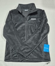 Columbia Men's Mount Fleece Full Zip Warm Winter Jacket SZ Medium Black picture