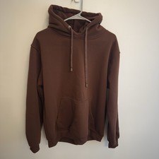 O.S.C Company Streetwear Chocolate Brown Pullover Hoodie Size M picture