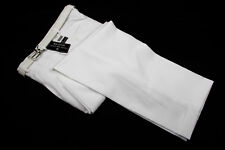 Mens Trousers White Dress Pants Pleated Slacks W/ White Belt New Sizes 30 to 42 picture
