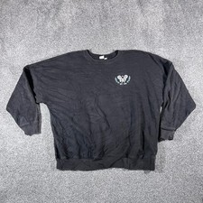 Gap Mens Medium Black Tennis Graphic Crewneck Sweatshirt Est 1969 Pullover picture