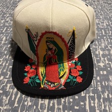 Vintage 90s Virgin Guadalupe Big Logo Embroidery SnapBack picture