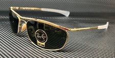 RAY BAN Olympian RB3119M 001 31 Gold Green Men's 62 mm Sunglasses picture