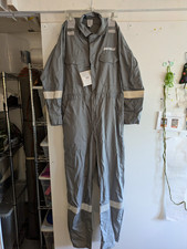 NEW w/tags CRUDE FR Gray Flame Resistant Coveralls RPS-910 LG-TALL picture