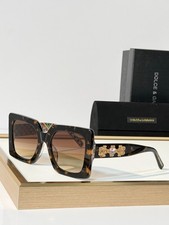 Dolce & Gabbana DG4525B Square Sunglasses 54□22-145 Tortoise Gold Crystal picture