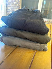 Bundle Hollister Men's Jogger Pants Lot 3 Slim Tapered M 32 Black Gray Navy picture