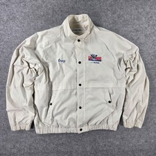 Vintage Mens Factory Alpine 1988 Car Audio Nationals Stereo Size L Jacket picture