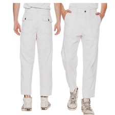 NWT Mother Men's Commando Military Pants Beam Me Up Scotty White 5102-1110 Sz 30 picture