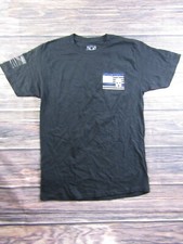 Howitzer Patriot Mens Size Medium Black T Shirt Military Veteran Honor Respect picture