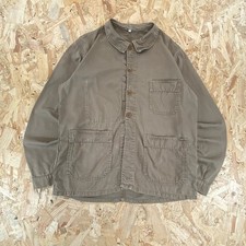 Vintage Adolphe Lafont French Workwear Chore Jacket Mens Medium Fade Beige/Khaki picture