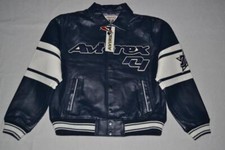 SALE AUTHENTIC Avirex LIMITED CITY SERIES Leather BRONX Jacket MENS NAVY NEW picture