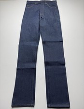 New Vintage Levis 20505 Orange Tab Jeans Mens 28x34 Blue Dark Denim Straight USA picture