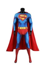 1978 Superman Moive Christopher Reeve Cosplay Costume Bodysuit Zentai Jumpsuit picture