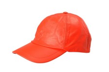 Scuderia Ferrari Adult's Prancing Horse 100% Leather Baseball Cap Hat One Size picture