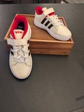 adidas Grand Court Home Alone Kids Size 1.5Y Sneakers New Without Box picture