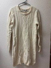 Madewell Long Cream Wool Sweater picture