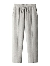 Men's 100% Pure Wool Pants Cashmere Thickened Outer Knitted Warm Solid Color picture