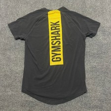 Gymshark Men's Small T Shirt Gray Crewneck Short Sleeve Curved Hem picture
