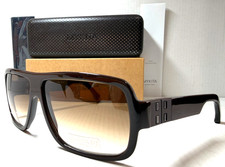 MYKITA NO. 2 SUN MARK COL010 DARK BROWN W/BROWN GRADIENT LENS SUNGLASSES 61-12 picture