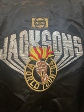 Vintage 1984 Michael Jackson RARE 80s Jackson 5 Victory World Tour Satin Jacket picture