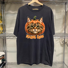 Maine Coon Pumpkin Happy Halloween Gift For Family S-5XL T-shirt picture