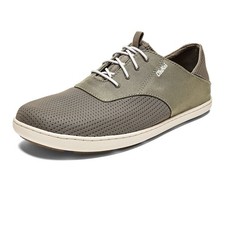 OluKai Nohea Moku Men's No Tie Boat Shoes, Breathable & Quick 11, Clay/Tapa picture