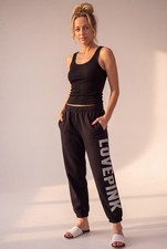 Pink by Victoria's Secret Matching Hoodie and Joggers Sold Seperately - Black picture