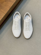 Zegna 232 Luxury Suede Sneakers, Premium Craftsmanship, Size 44 EU picture