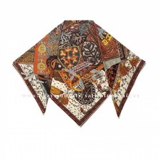 Sallys 70% Cashmere 30% Silk Wrap Scarf Knight Print Double Face Shawl 53