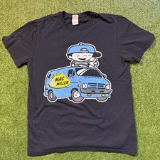 Rare 2012 Mac Miller Macadelic Tour Shirt Double Sided Black Shirt Size Medium picture