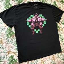 Blizzard Overwatch T-Shirt Hot Topic DVA Black Heart Tee Top Size Large picture