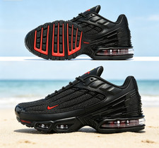 Nike Air Max TN Plus 3 Men Shoe Running Sneaker Trainer - Black Red picture