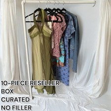 10-PIECE RESELLER CLOTHING LOT FOR RESALE BUNDLE - 90s Y2K - SWEATERS TOPS PANTS picture