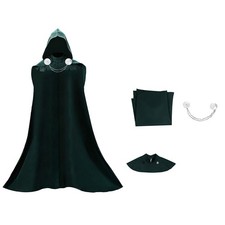 Dr Doom Costume Hooded Cape Halloween Doctor Doom Comic Con Men's Cosplay Cloak picture