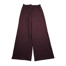 OGL Burgundy Wide Leg High Waisted Trousers Pants Size M NWT 250825-2709W31 picture