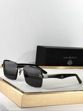 Maybach The Evard Luxury Rimless Sunglasses Black Silver Gradient Lenses Designe picture