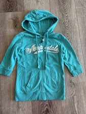 Vintage Y2K AERO Aeropostale Spell Out Womens Embroidered Zip Hoodie M Medium picture